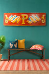 'P' Metal Fairground Rounding Board