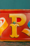 'P' Metal Fairground Rounding Board