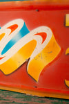 'P' Metal Fairground Rounding Board