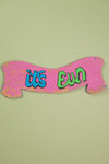 'Its Fun' Fairground Scroll Sign