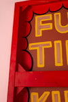 'Fun Time' Wooden Fairground Sign