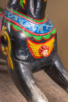 Black & Gold Fairground Carousel Horse