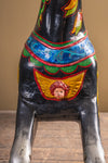 Black & Gold Fairground Carousel Horse