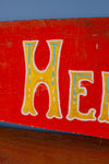 'Pay Here' Hinged Fairground Sign