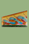 Swirl & Scroll Metal Fairground Sign - Left Side (2 parts) <p>W:195.5cm D:0.2cm H:126cm </p>