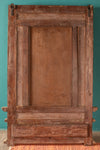 Vintage Wooden Wall Mirror with Tiles