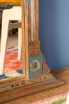Blue & White Vintage Wall Mirror