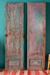 Pair of Pink Door Panel Mirrors