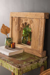 Vintage Wooden Arch Mirror