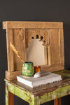 Vintage Wooden Arch Mirror