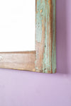 Vintage Wooden Rectangular Mirror - 04