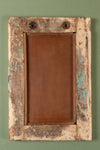 Vintage Wooden Rectangular Mirror - 06