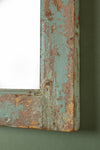 Vintage Wooden Rectangular Mirror - 08