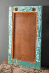 Vintage Wooden Rectangular Mirror - 17