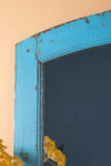 Baby Blue Vintage Wall Mirror <p>W:75cm D:3cm H:99cm </p>
