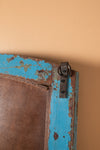 Baby Blue Vintage Wall Mirror <p>W:75cm D:3cm H:99cm </p>