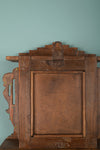 Vintage Wooden Temple Wall Mirror <p>W:38.5cm D:12cm H:55cm </p>
