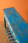 Vintage Blue Tiled Console Table