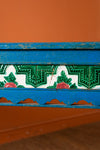 Vintage Blue Tiled Console Table