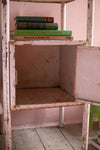 Vintage Cream Metal Side Table