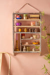 Vintage Cream & Grey Wall Shelves