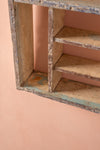 Vintage Cream & Grey Wall Shelves