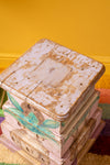 Pink Vintage Tiered Side Table