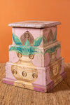 Pink Vintage Tiered Side Table