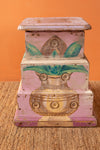 Pink Vintage Tiered Side Table