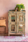 Cream & Grey Vintage Glazed Cabinet
