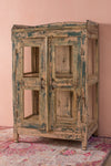 Cream & Grey Vintage Glazed Cabinet
