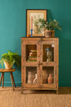 Cream Vintage Glazed Cabinet