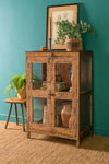Cream Vintage Glazed Cabinet