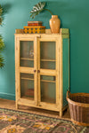 Vintage Cream Glazed Cabinet