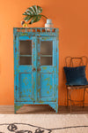 Blue Vintage Glazed Cupboard