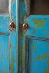 Blue Vintage Glazed Cupboard
