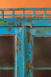 Blue Vintage Glazed Cupboard