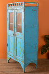 Blue Vintage Glazed Cupboard