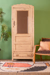 Cream Vintage Tallboy with Mirror