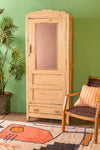 Cream Vintage Tallboy with Mirror