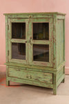 Sage Green Vintage Cabinet