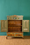 Vintage Grey Temple Cabinet