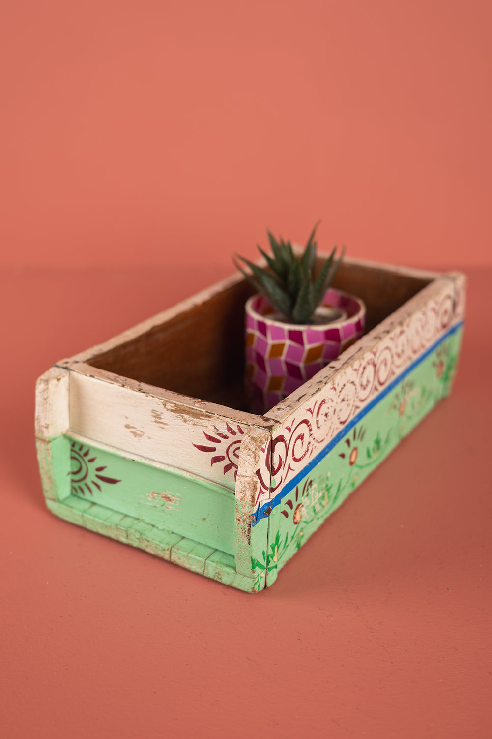 Hand Painted Vintage Brick Mould (Re-worked) - 498