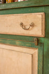 Green & White Vintage Dresser