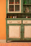 Green & White Vintage Dresser