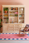 Cream Vintage Wooden Farmhouse Dresser