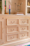 Cream Vintage Wooden Farmhouse Dresser