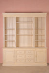 Cream Vintage Wooden Farmhouse Dresser