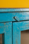 Blue Vintage Glazed Cabinet