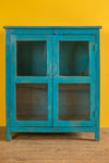 Blue Vintage Glazed Cabinet